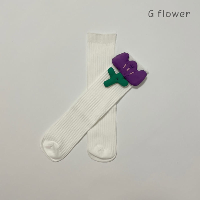G Flower - Korean Children Fashion - #littlefashionista - Tulip Knee Socks - 9