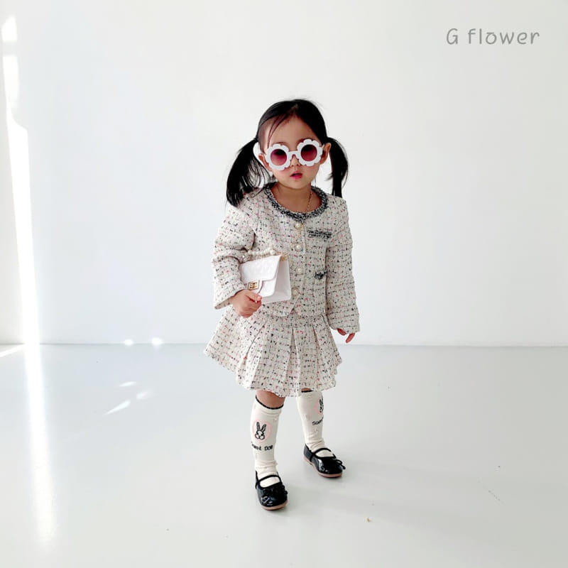 G Flower - Korean Children Fashion - #littlefashionista - Twid Two Piece - 5