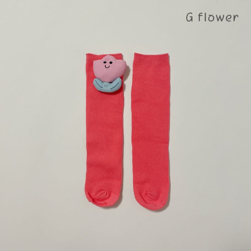 G Flower - Korean Children Fashion - #magicofchildhood - Smile Tulip Knee Socks - 9