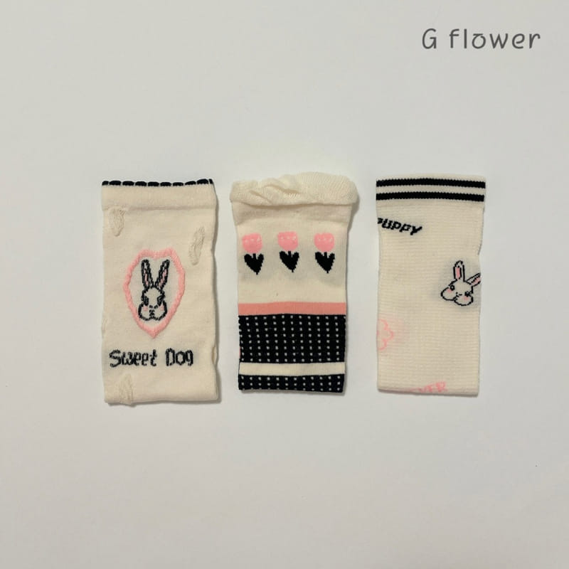 G Flower - Korean Children Fashion - #magicofchildhood - Barnie Knee Socks - 6