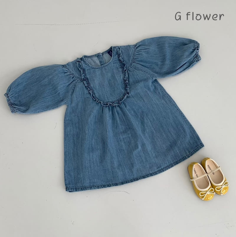 G Flower - Korean Children Fashion - #minifashionista - Denim One-piece