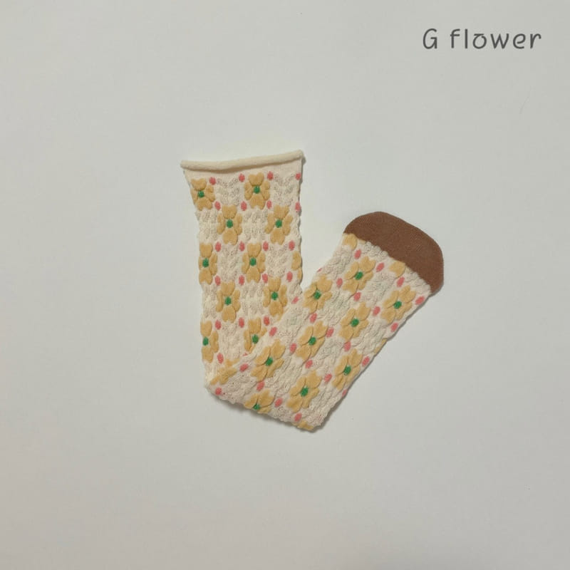 G Flower - Korean Children Fashion - #minifashionista - Jacquard Knee Socks - 9