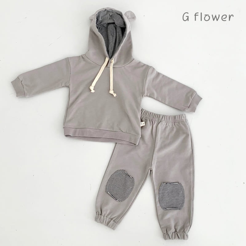 G Flower - Korean Children Fashion - #minifashionista - Bear Hoody Set - 10