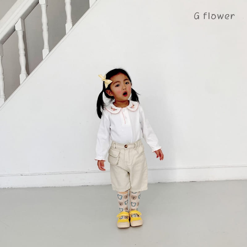 G Flower - Korean Children Fashion - #stylishchildhood - Embroidery Tee - 8