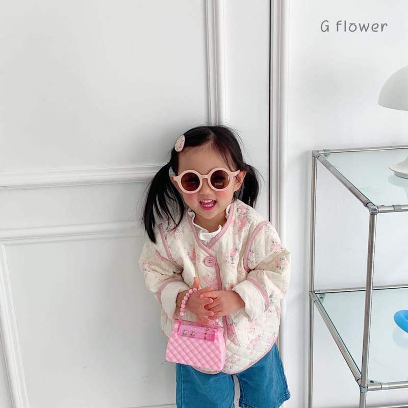 G Flower - Korean Children Fashion - #stylishchildhood - Flower Quilting Jacket - 3
