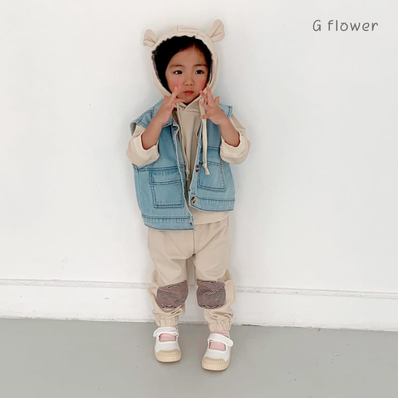 G Flower - Korean Children Fashion - #todddlerfashion - Denim Vest - 11