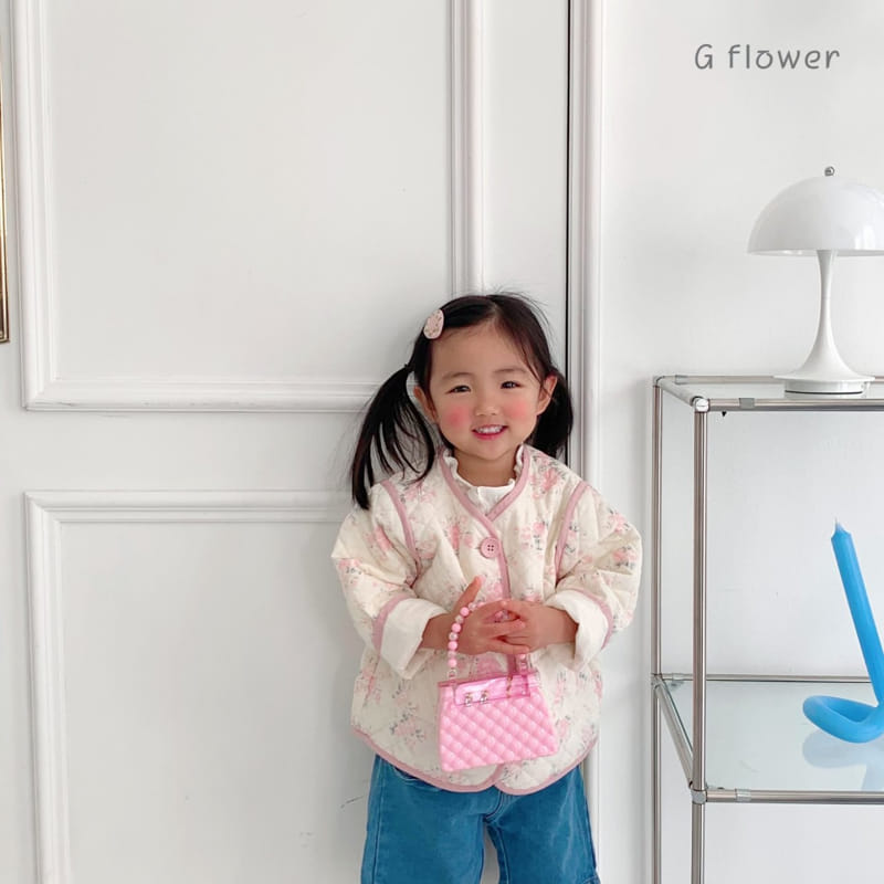 G Flower - Korean Children Fashion - #toddlerclothing - Flower Quilting Jacket - 2