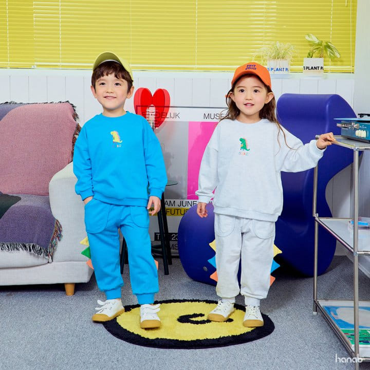 Hanab - Korean Children Fashion - #littlefashionista - Grr Top Bottom Set - 3