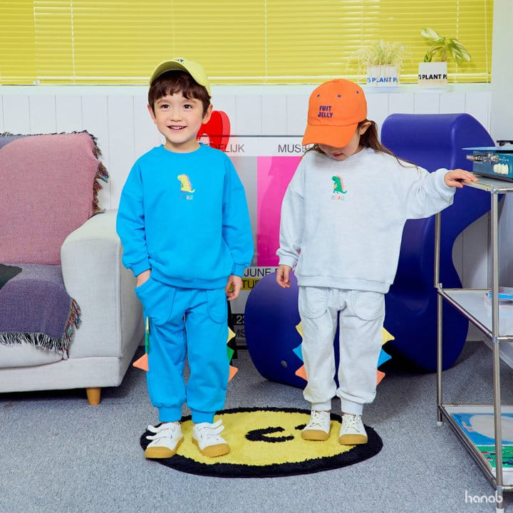 Hanab - Korean Children Fashion - #minifashionista - Grr Top Bottom Set - 5