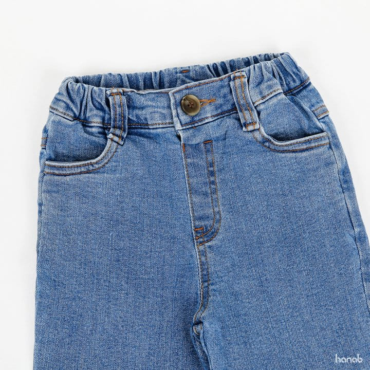 Hanab - Korean Children Fashion - #prettylittlegirls - Span Striaght Denim Jeans - 5