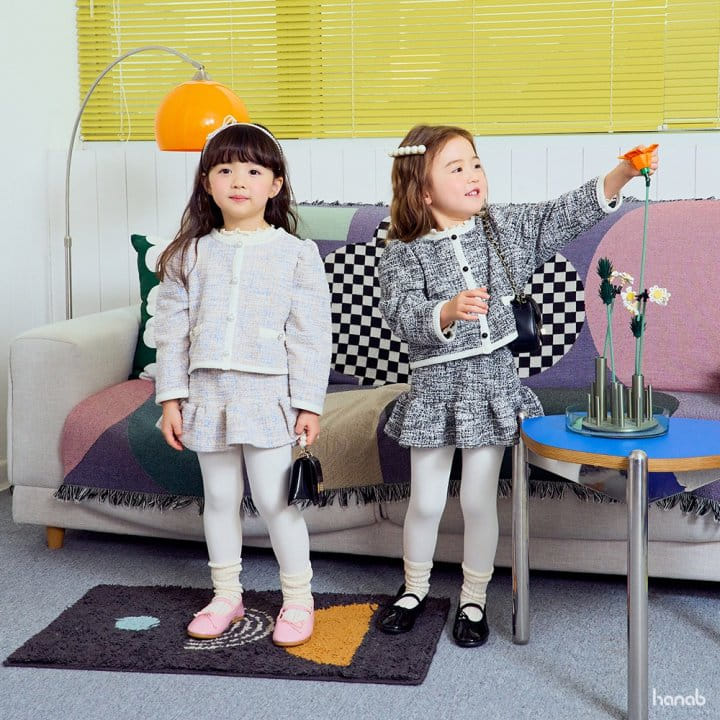 Hanab - Korean Children Fashion - #stylishchildhood - Twid Top Bottom Set - 2