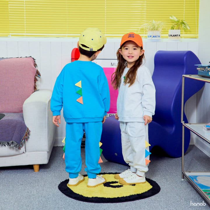 Hanab - Korean Children Fashion - #todddlerfashion - Grr Top Bottom Set - 7
