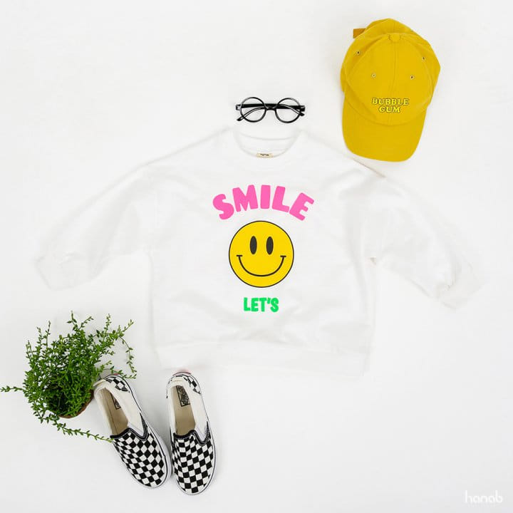 Hanab - Korean Children Fashion - #todddlerfashion - Let’s Smile Sweatshirt - 2