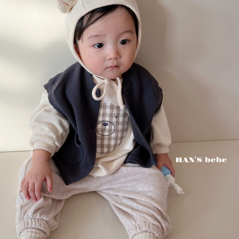Han's - Korean Baby Fashion - #babyboutiqueclothing - Bebe Open Vest - 7