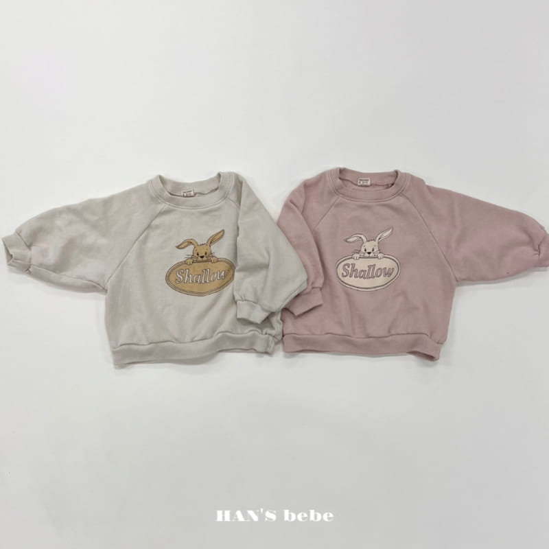 Han's - Korean Baby Fashion - #babyboutiqueclothing - Bebe Barnie Sweatshirt