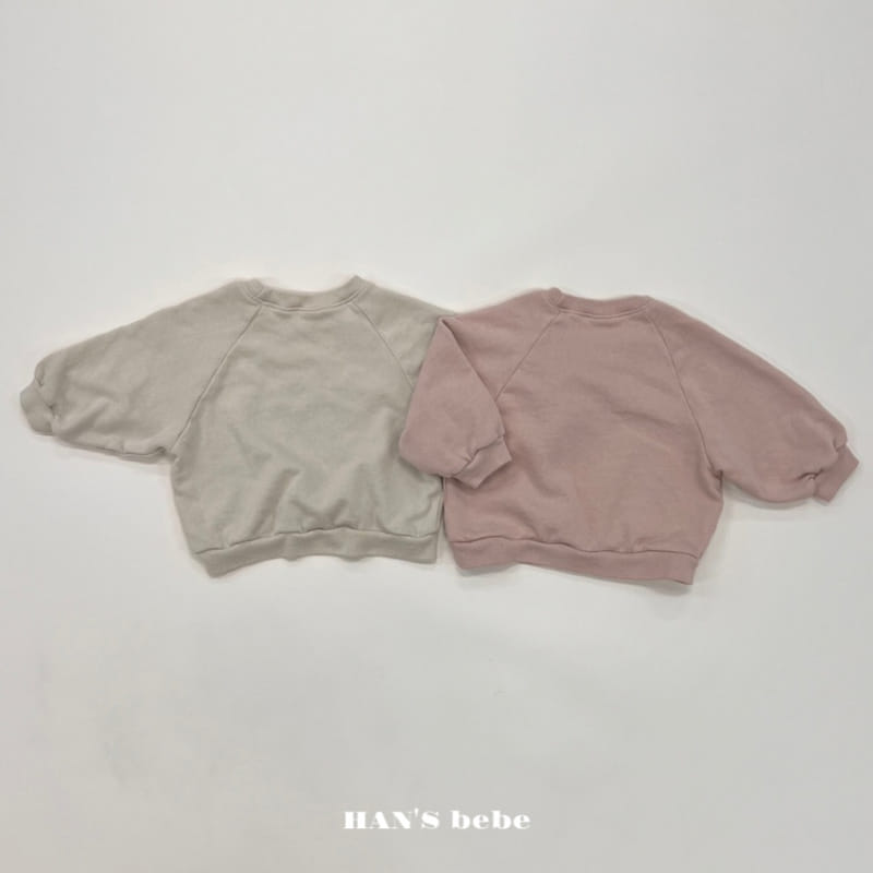 Han's - Korean Baby Fashion - #babyclothing - Bebe Barnie Sweatshirt - 2
