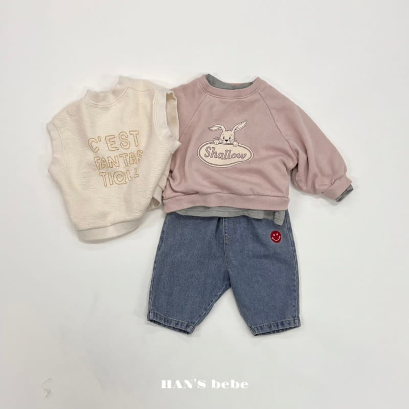 Han's - Korean Baby Fashion - #babyfashion - Bebe Barnie Sweatshirt - 3