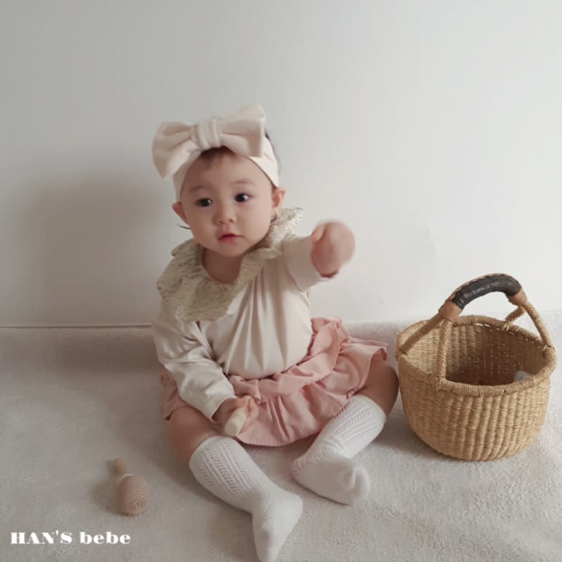 Han's - Korean Baby Fashion - #babyfever - Bebe Nana Frill Tee - 7