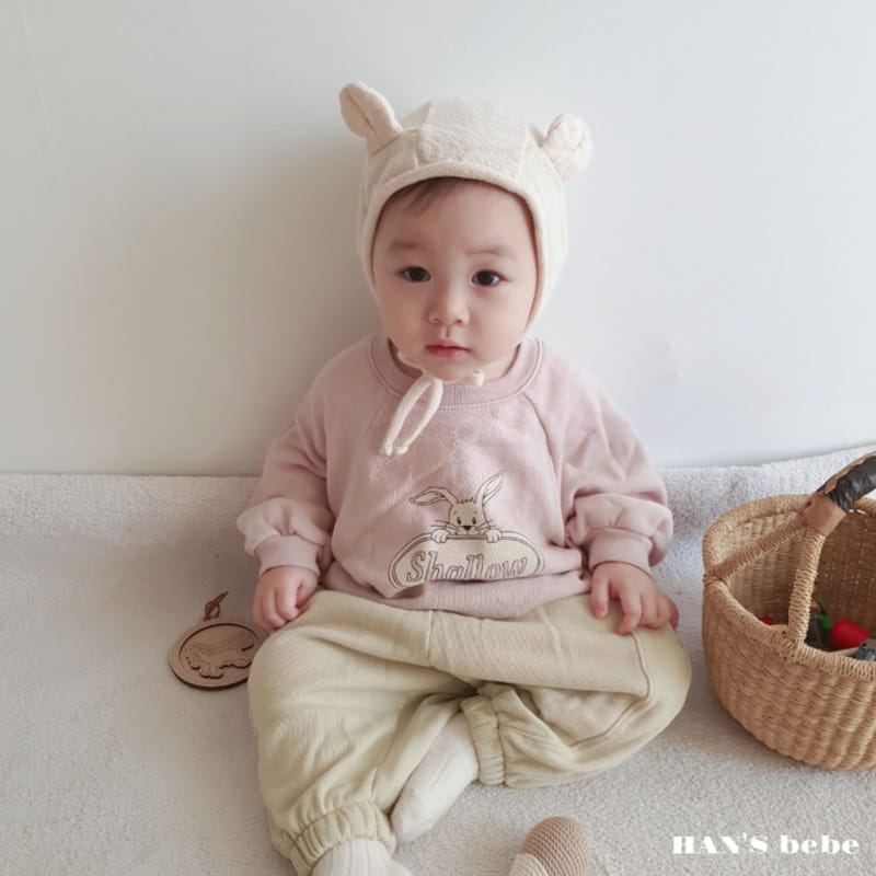 Han's - Korean Baby Fashion - #babygirlfashion - Bebe Barnie Sweatshirt - 5