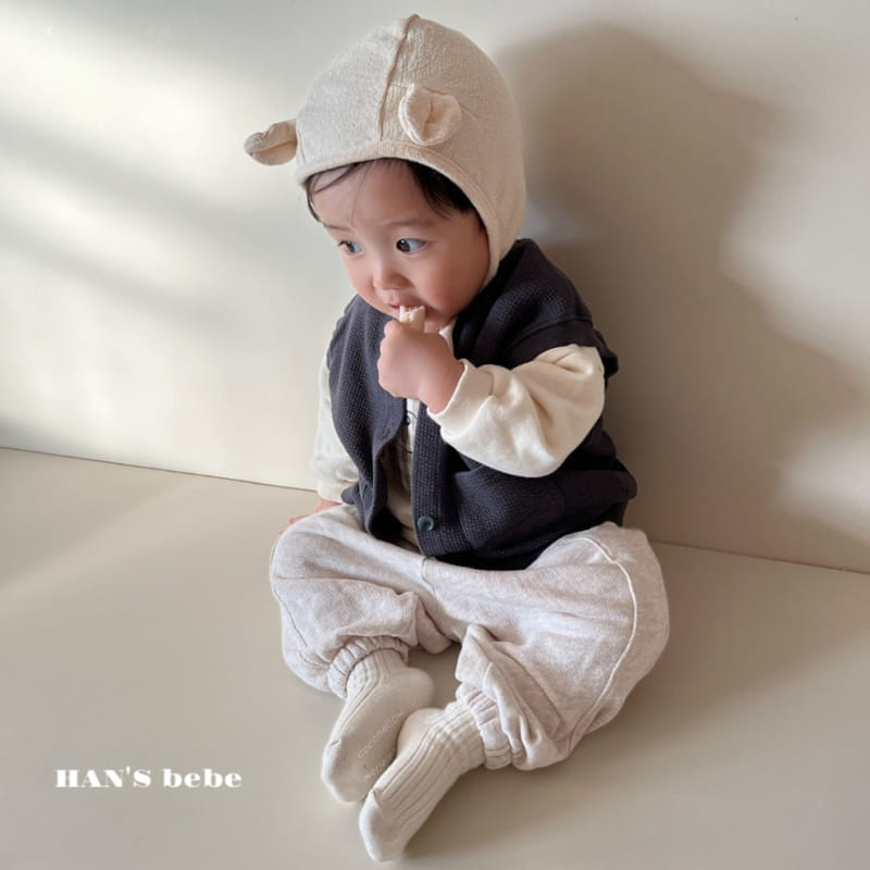 Han's - Korean Baby Fashion - #babylifestyle - Bebe Open Vest - 12