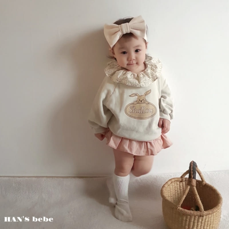 Han's - Korean Baby Fashion - #babyootd - Bebe Barnie Sweatshirt - 8