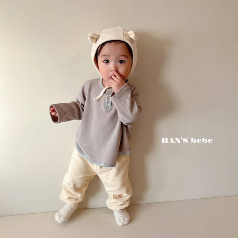 Han's - Korean Baby Fashion - #babyootd - Bebe Line Piping Tee - 4