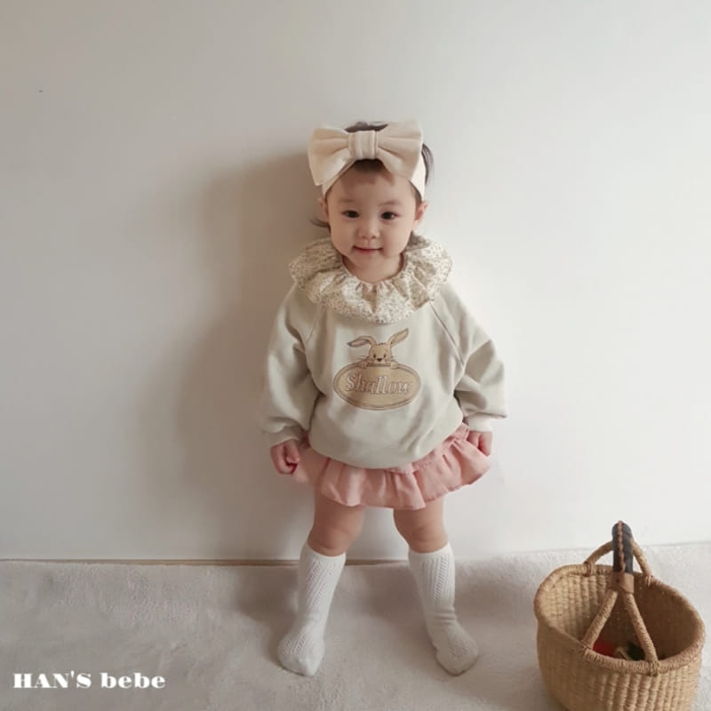 Han's - Korean Baby Fashion - #babyoutfit - Bebe Barnie Sweatshirt - 10