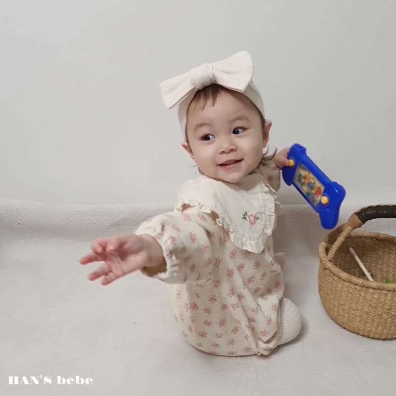 Han's - Korean Baby Fashion - #babywear - Bebe Lotty Collar Bodysuit - 7