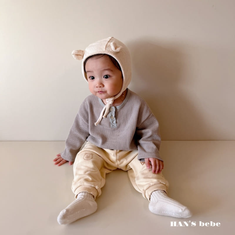 Han's - Korean Baby Fashion - #onlinebabyboutique - Bebe Line Piping Tee - 7