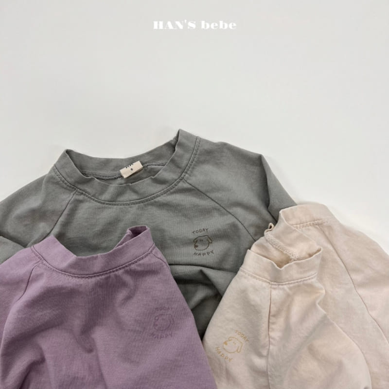 Han's - Korean Baby Fashion - #onlinebabyboutique - Bebe Sing Raglan Tee - 2