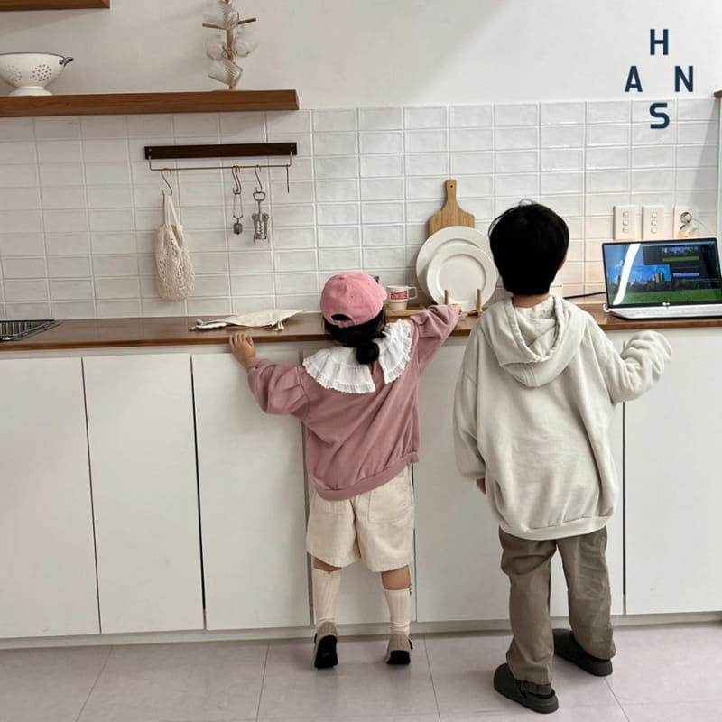 Han's - Korean Children Fashion - #childrensboutique - Big Collar Sweatshirt - 11