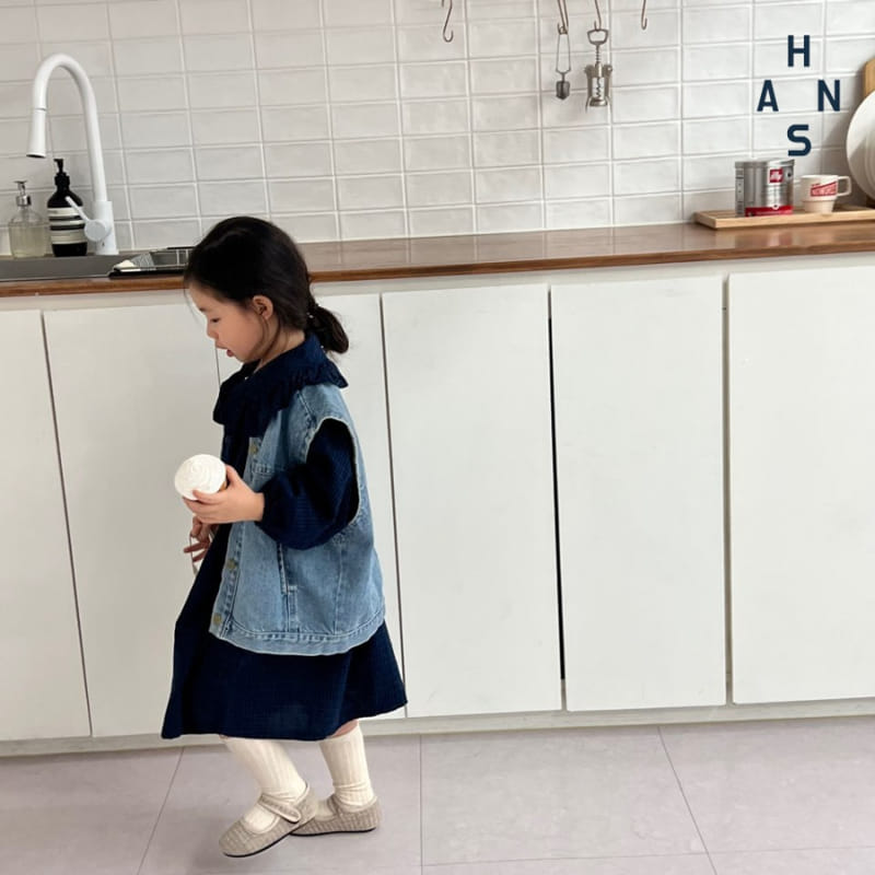 Han's - Korean Children Fashion - #kidsstore - Carry Denim Vest - 9