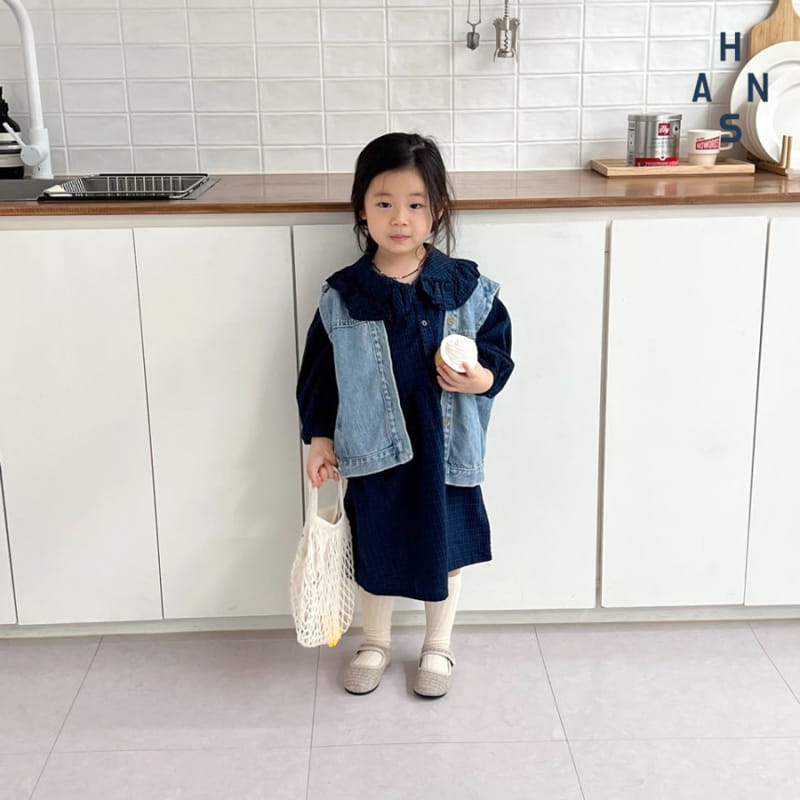 Han's - Korean Children Fashion - #littlefashionista - Carry Denim Vest - 12