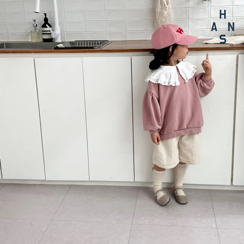 Han's - Korean Children Fashion - #magicofchildhood - Big Collar Sweatshirt - 6