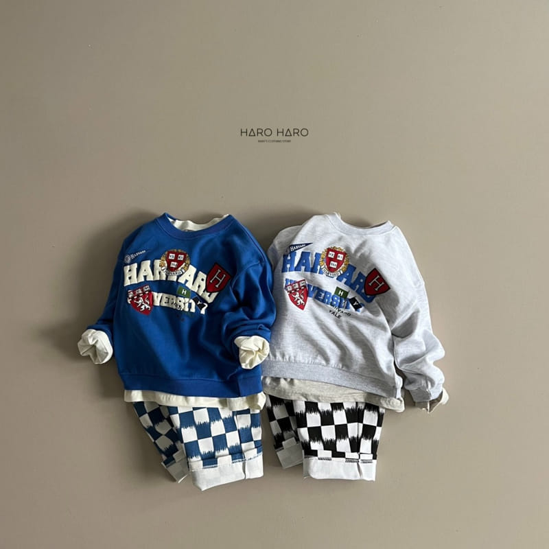 Haro Haro - Korean Children Fashion - #childofig - Havard Sweatshirt - 7