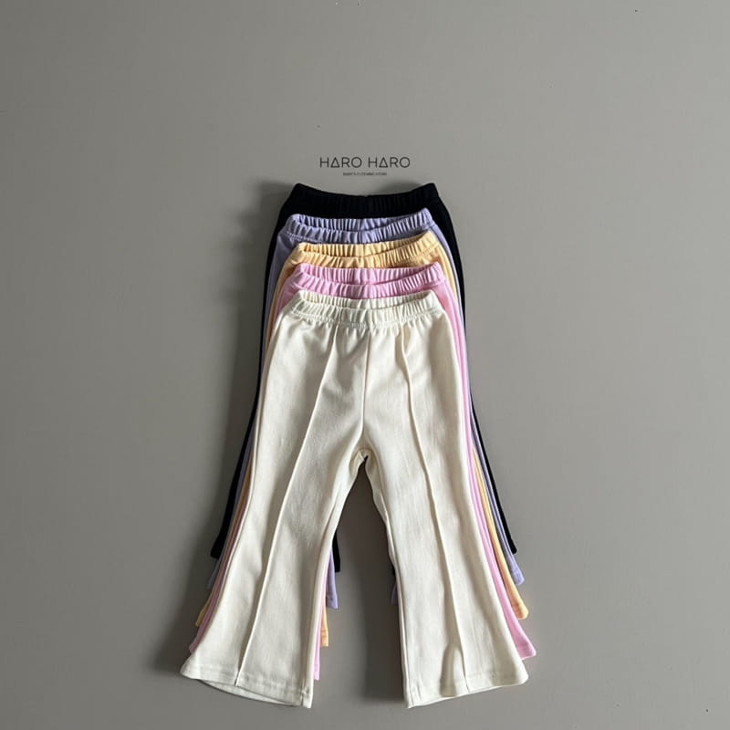 Haro Haro - Korean Children Fashion - #fashionkids - Pintuck Bootscut Pants - 2