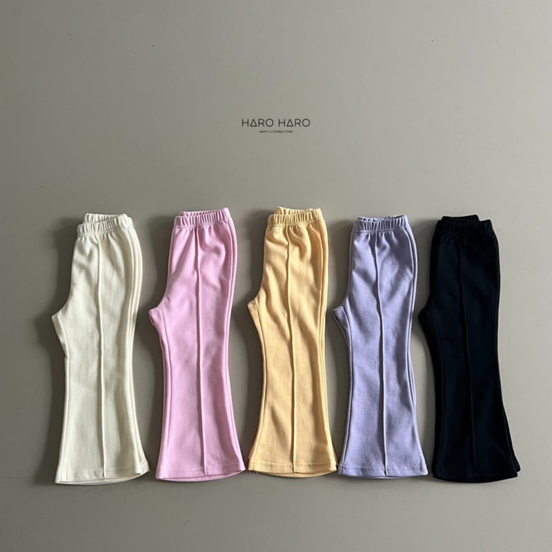 Haro Haro - Korean Children Fashion - #kidsshorts - Pintuck Bootscut Pants - 3