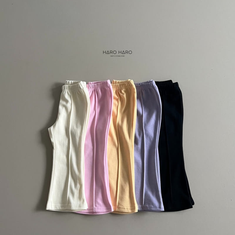 Haro Haro - Korean Children Fashion - #kidsshorts - Pintuck Bootscut Pants - 4