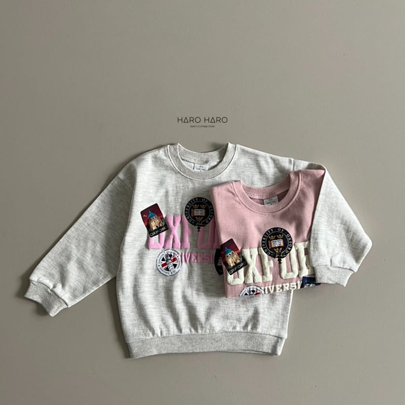 Haro Haro - Korean Children Fashion - #todddlerfashion - Oxford Sweatshirt - 5