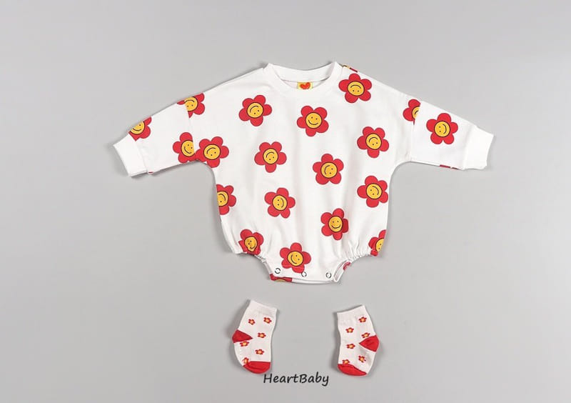 Heart Baby - Korean Baby Fashion - #babyclothing - Daisy Bodysuit - 8