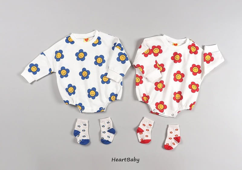 Heart Baby - Korean Baby Fashion - #babyoutfit - Daisy Bodysuit