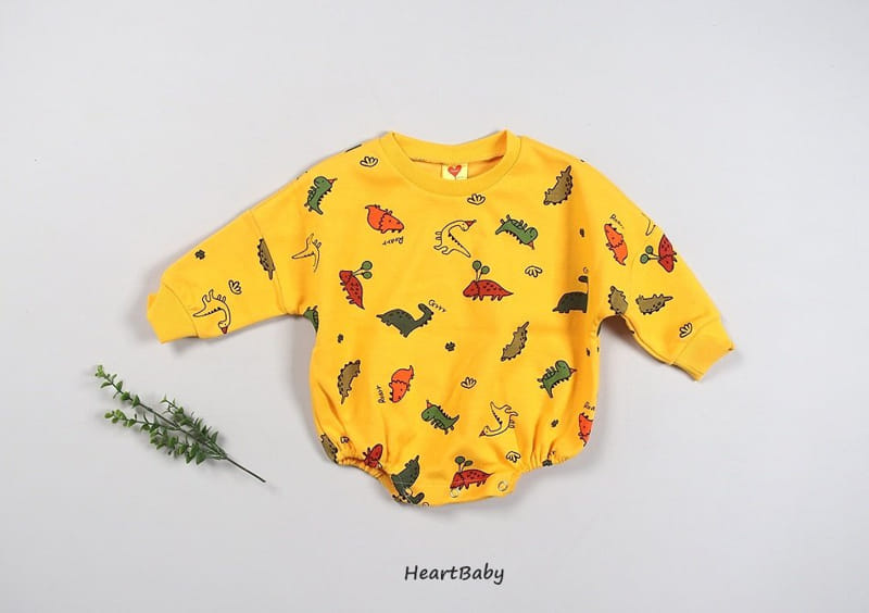 Heart Baby - Korean Baby Fashion - #onlinebabyshop - Dino Bodysuit - 5