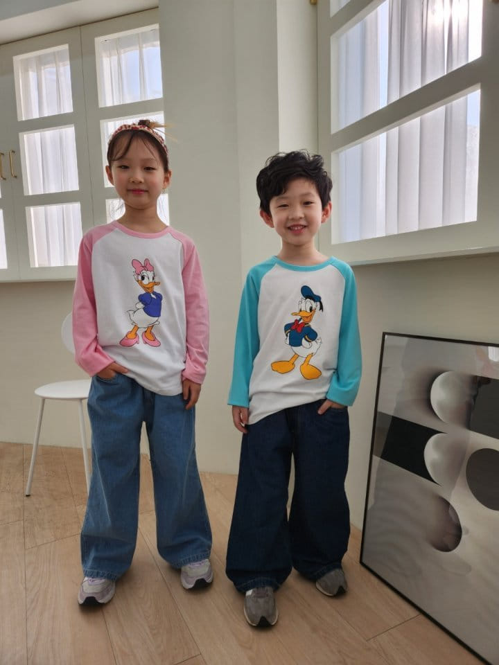 Heart Baby - Korean Children Fashion - #Kfashion4kids - Mockey and friends Raglan Tee - 9