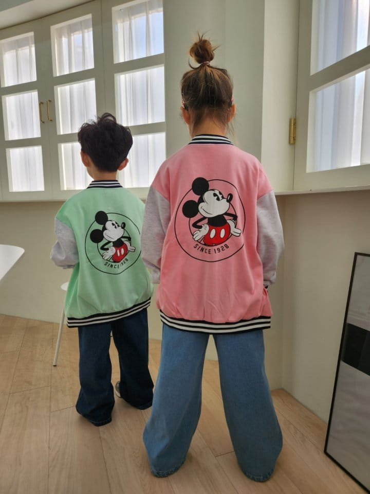 Heart Baby - Korean Children Fashion - #Kfashion4kids - Mickey Base Ball Jumper - 5
