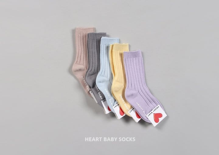 Heart Baby - Korean Children Fashion - #childofig - Pastel Boodle Socks - 7