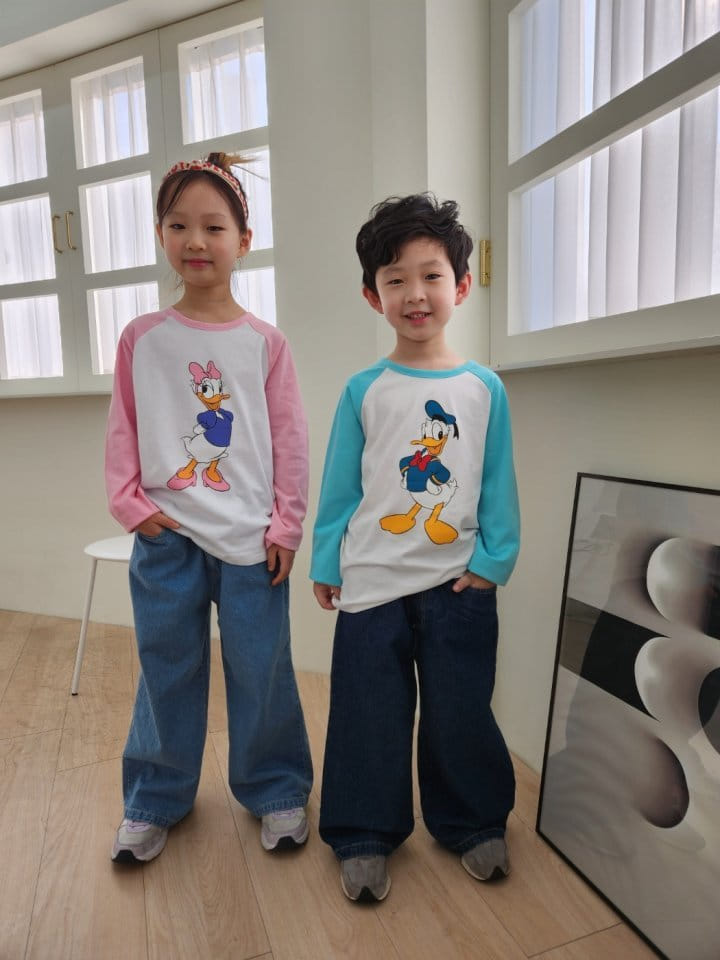 Heart Baby - Korean Children Fashion - #childofig - Mockey and friends Raglan Tee