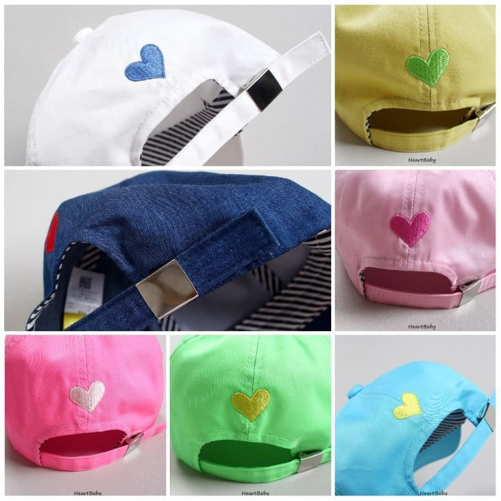 Heart Baby - Korean Children Fashion - #childrensboutique - Heart Color Cap - 2
