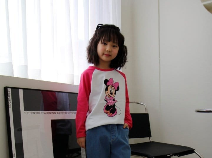 Heart Baby - Korean Children Fashion - #childrensboutique - Mockey and friends Raglan Tee - 2