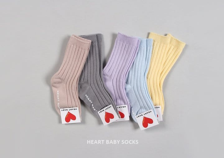 Heart Baby - Korean Children Fashion - #designkidswear - Pastel Boodle Socks - 10