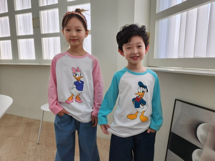 Heart Baby - Korean Children Fashion - #designkidswear - Mockey and friends Raglan Tee - 3